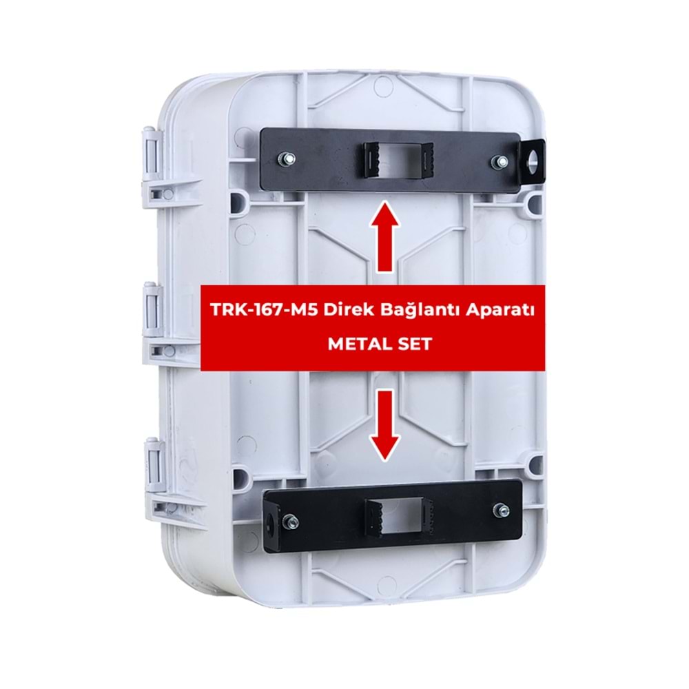 KameraKutusu TRK-167-M5 Direk Bağlantı Aparatı (TRK-177) (7016 Antrasit)