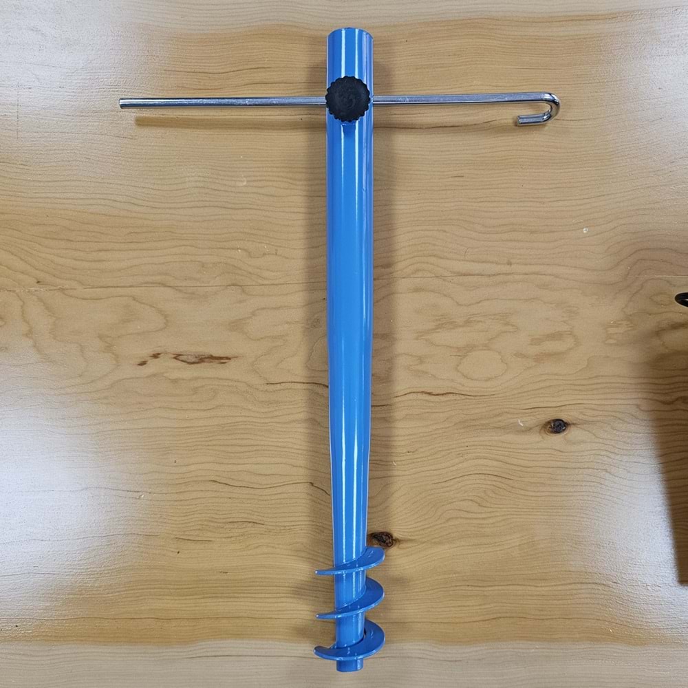 TRK-777 Metal Şemsiye Kazığı (MAVİ)