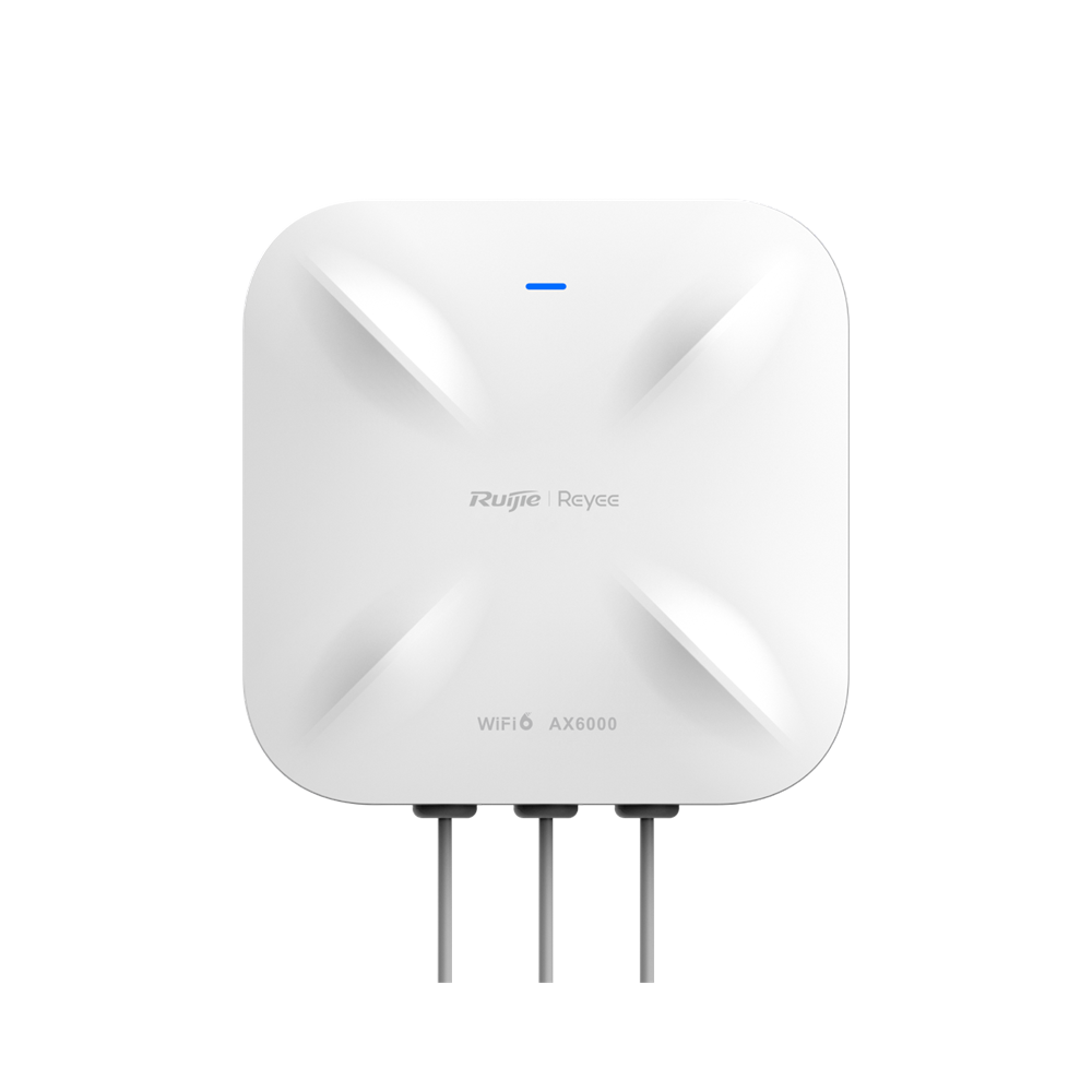 RUİJİE - REYEE RG-RAP6260(H) AX6000 Wi-Fi 6 1x2.5GLAN 1xSFP 2.4G 4x4MIMO 5G 4x4MIMO 2.4GHZ & 5GHZ OUTDOOR ACCESS POINT